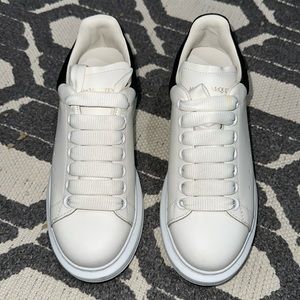 Alexander McQueen Oversized White and Black Sneakers